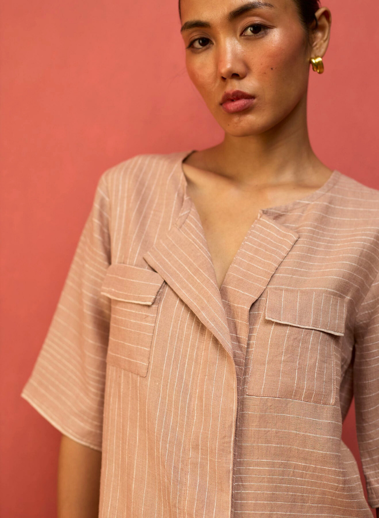 Shiro Stripe Top Set