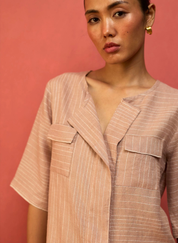 Shiro Stripe Top Set