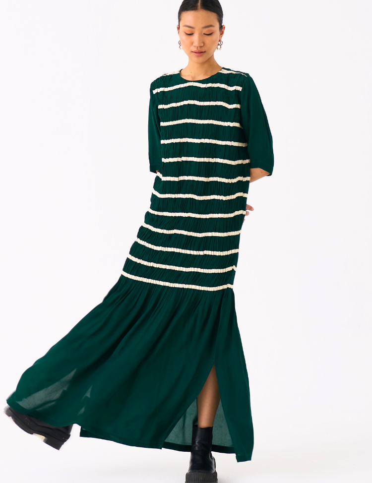 Shirring-Dress-Dark-Green-F.png