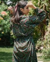 Ikat Shirt Dress