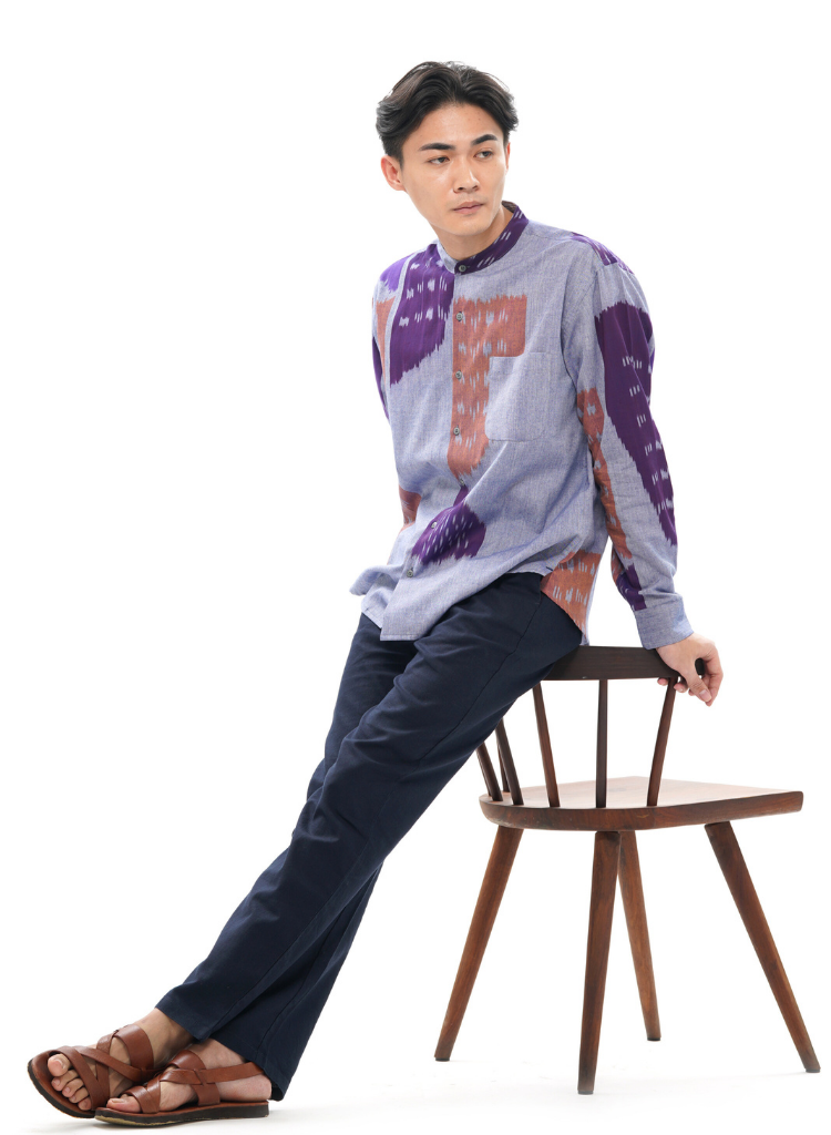 Shobu Band Collar Shirt