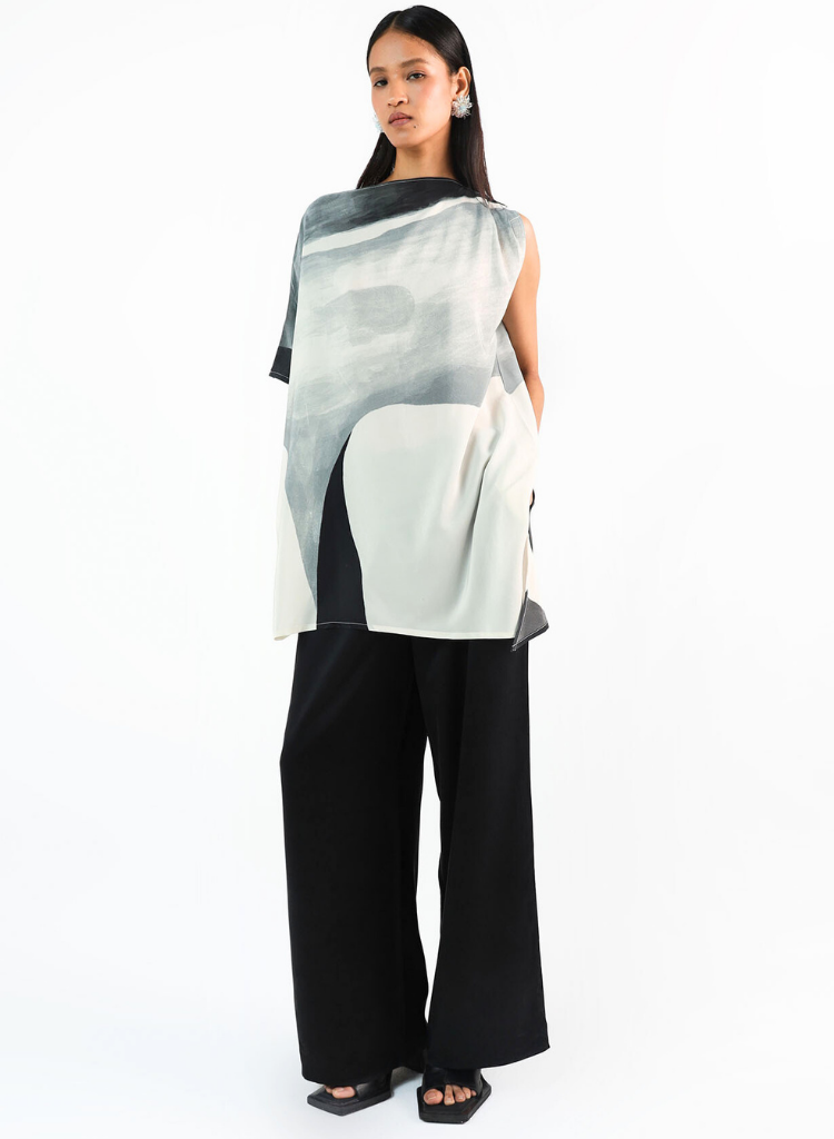 Shobu Crepe Top