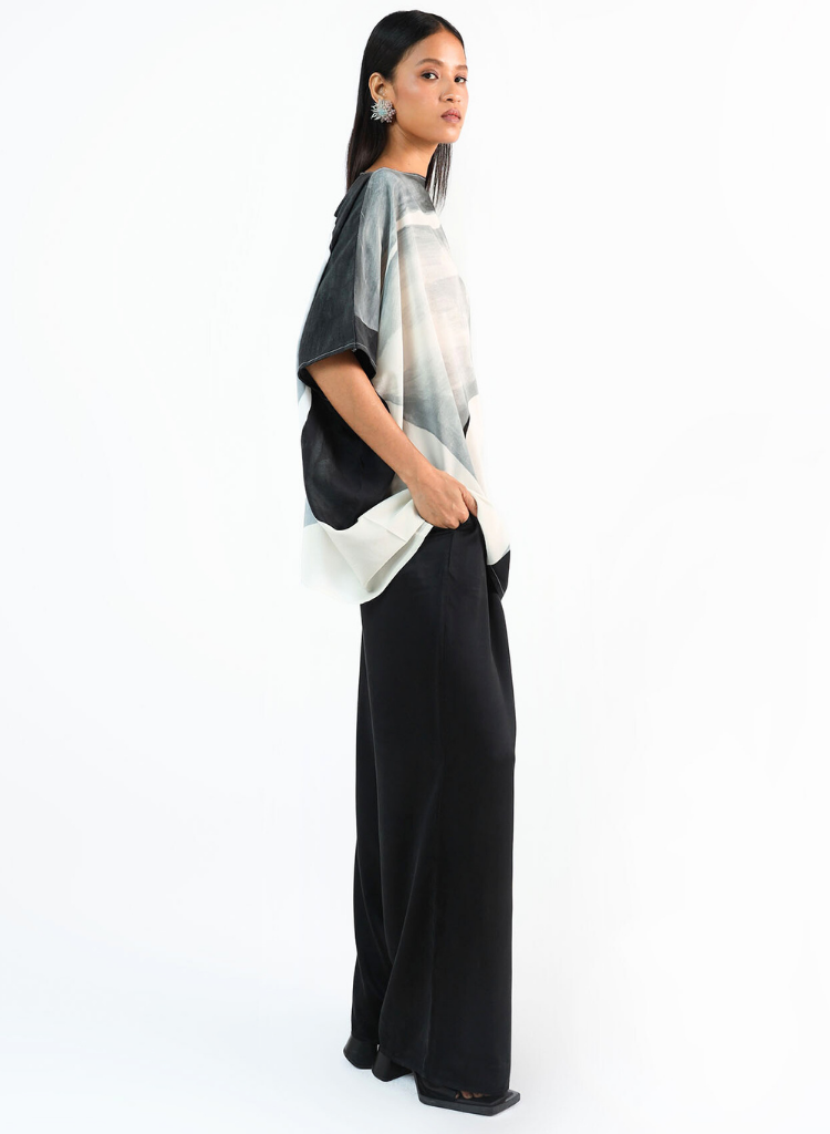 Shobu Crepe Top