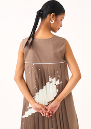 Short Back Pleat Dress
