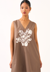 Short Back Pleat Dress