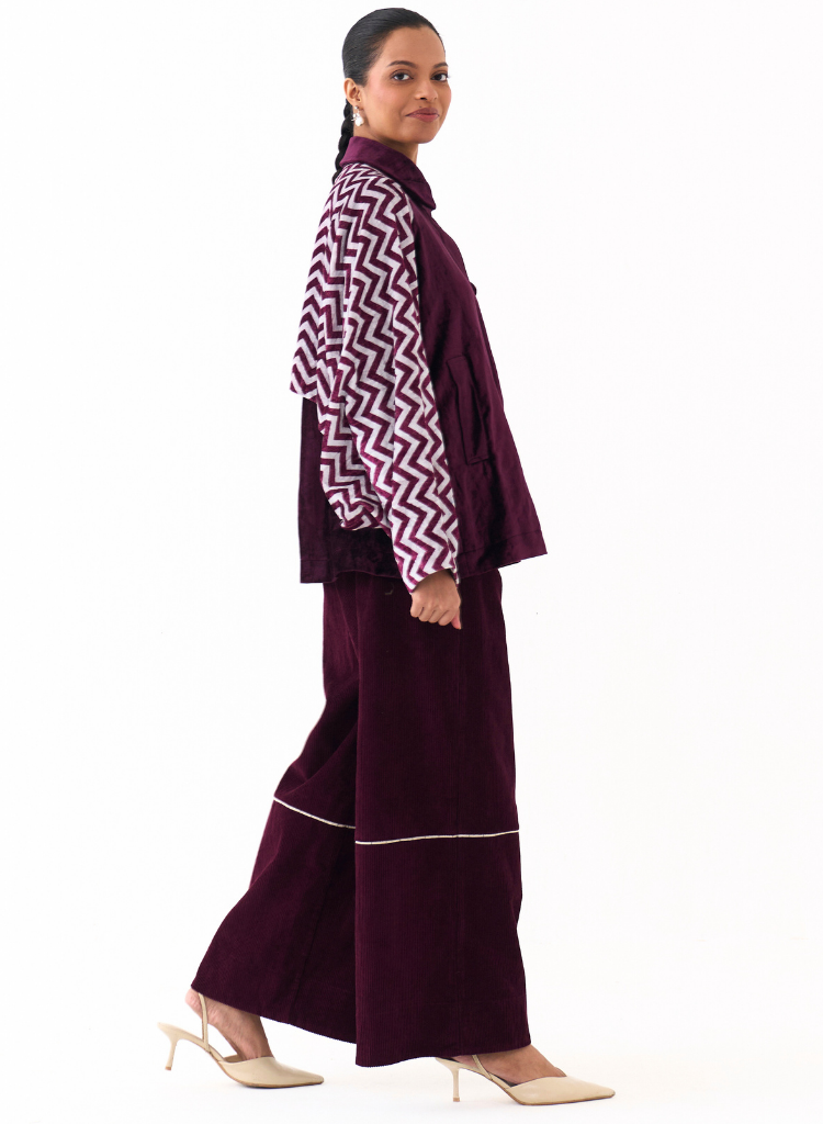 Short Bat Sleeve Jacket Set