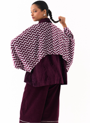 Short Bat Sleeve Jacket Set