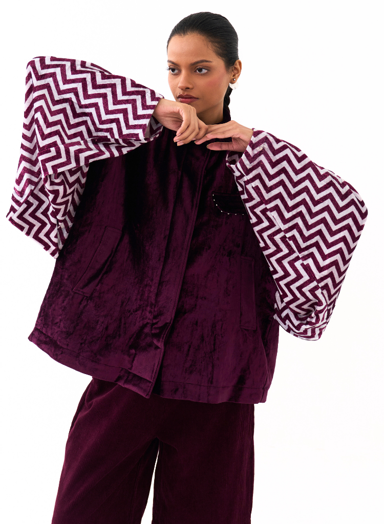 Short Bat Sleeve Jacket