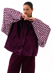 Short Bat Sleeve Jacket Set