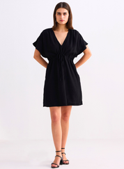 Short Gathered Dress