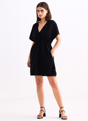 Short Gathered Dress