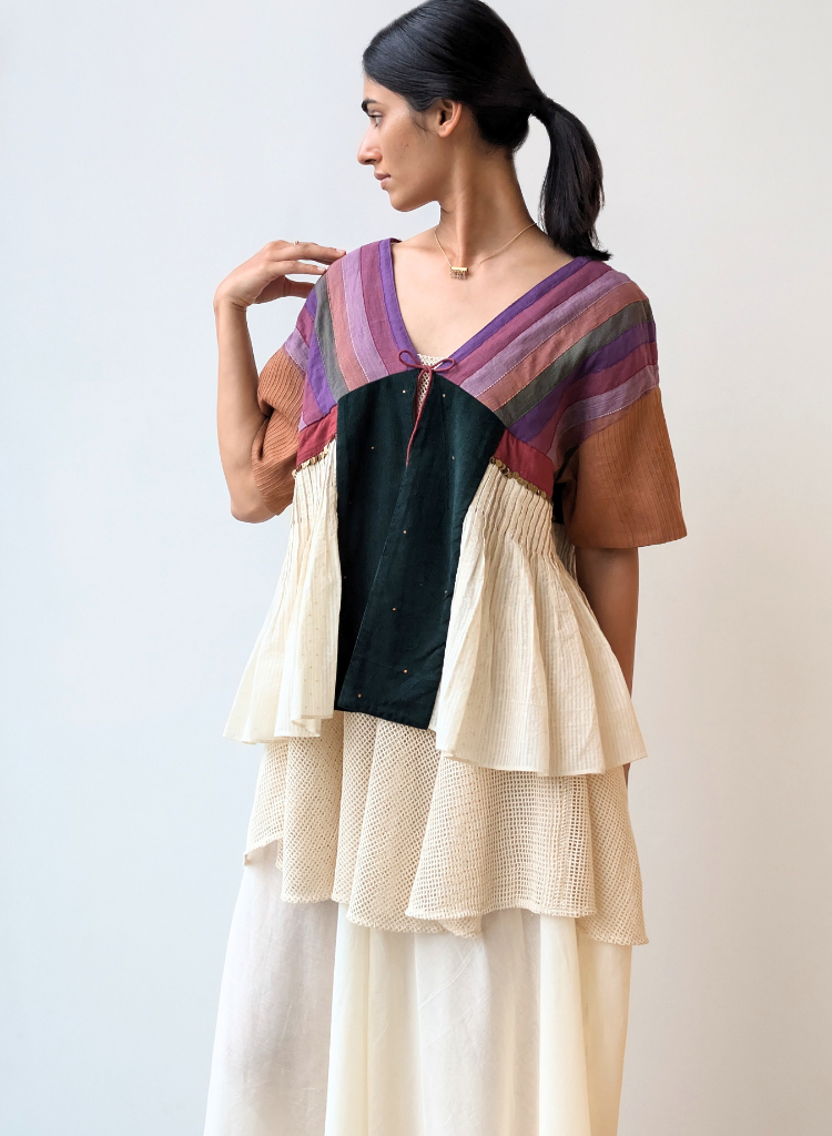 Short Kimono Reversible Top