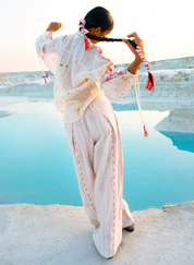 Shwe Stripe Dolman Shirt