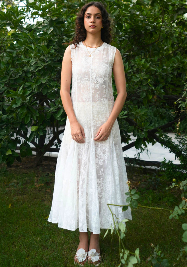 Siah Sheer Dress