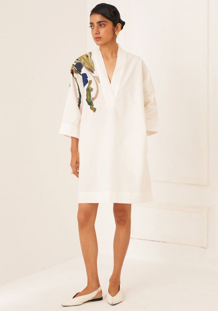 Sicily Appliqué Dress