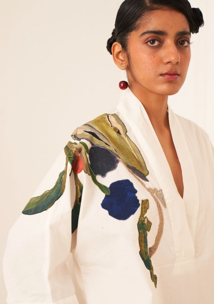 Sicily Appliqué Dress