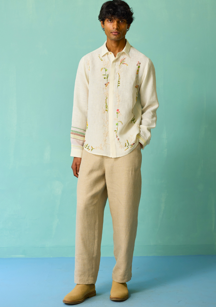 Sid Hand Embroidered Shirt
