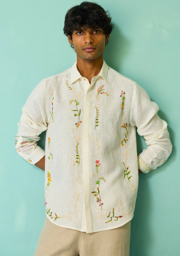 Sid Hand Embroidered Shirt