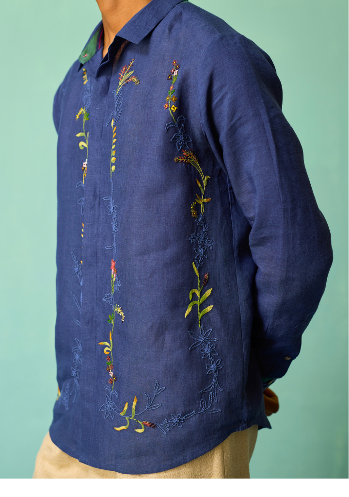 Sid Hand Embroidered Shirt