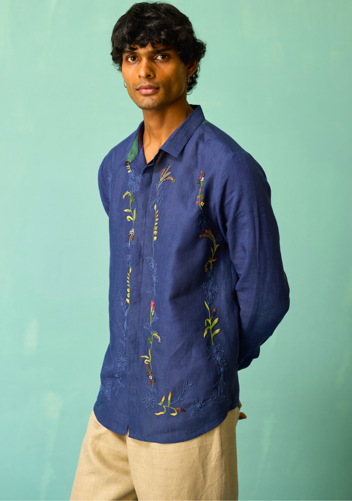 Sid Hand Embroidered Shirt