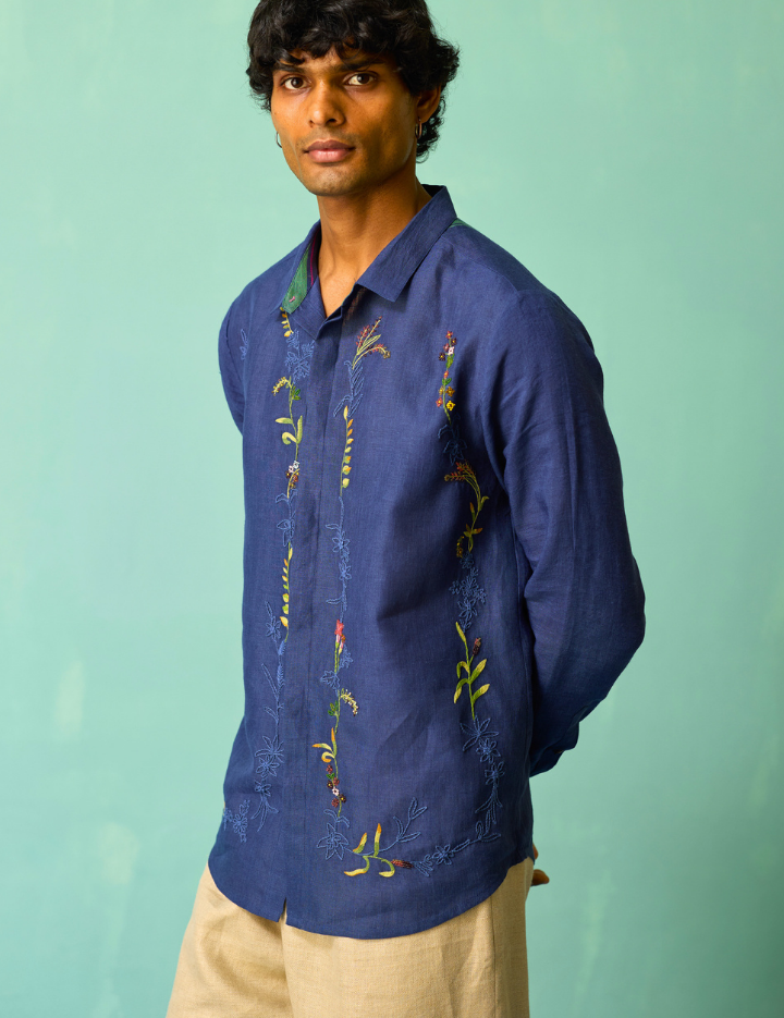 Sid Hand Embroidered Shirt