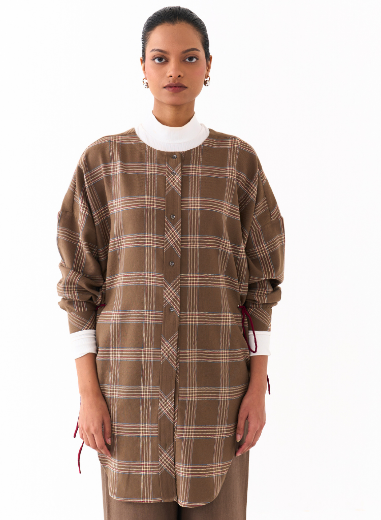 Side Drawstring Shirt