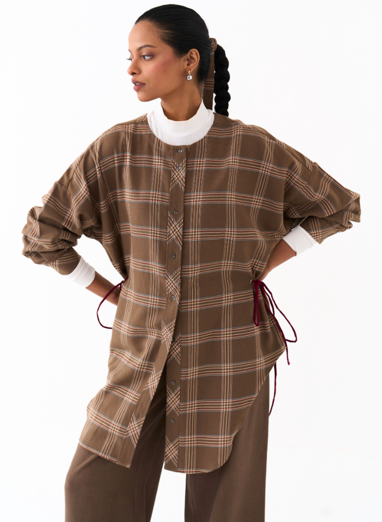 Side Drawstring Shirt