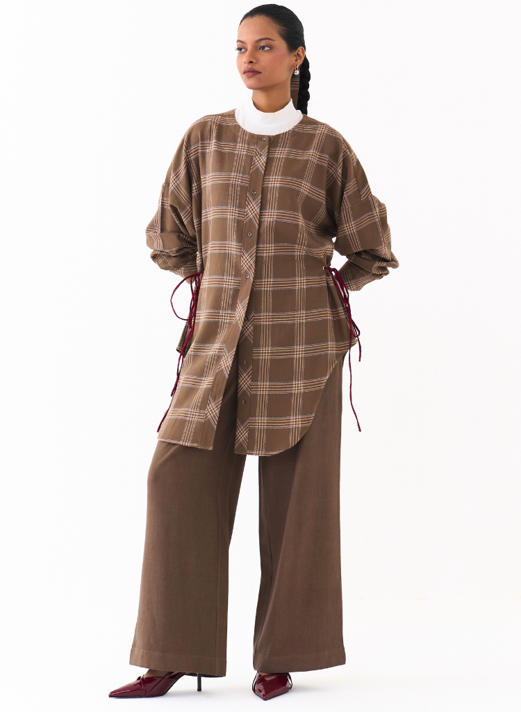 Side Drawstring Shirt