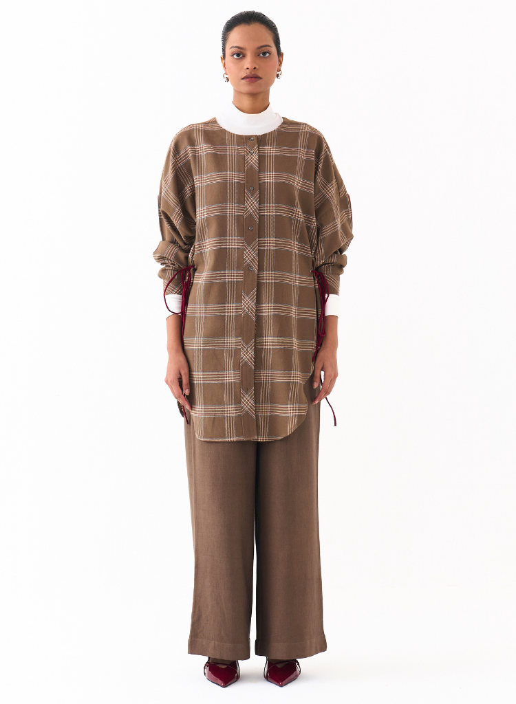 Side Drawstring Shirt