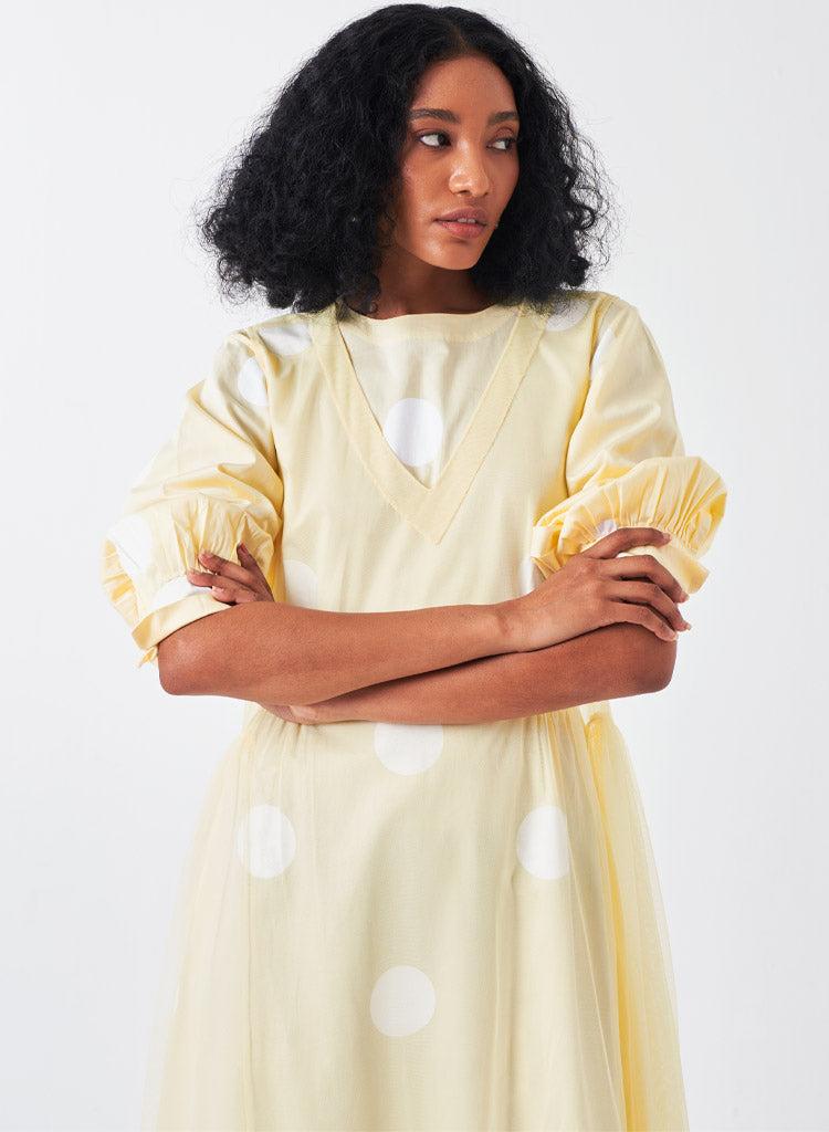 Side Elastic Waist Dress