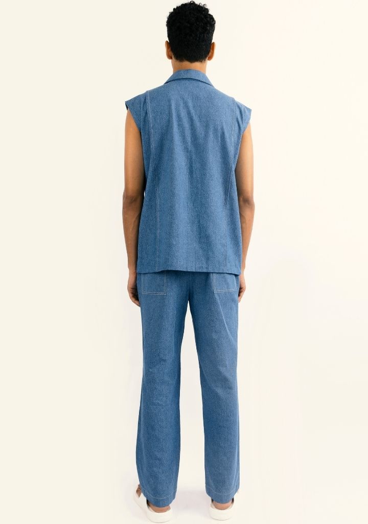Side Pleat Pants