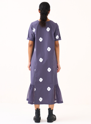 Side U-Gather Block Dress