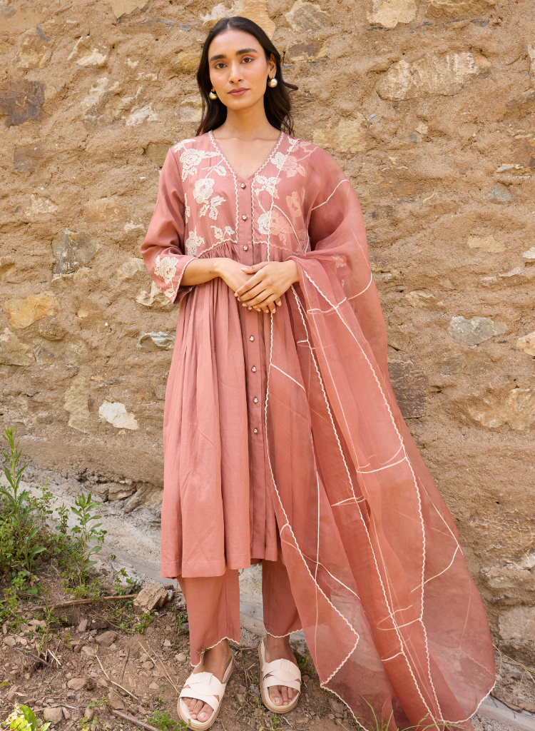 Karen Dupatta Set