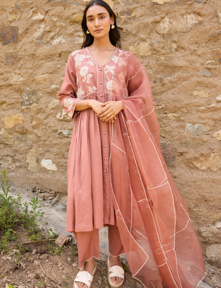 Karen Dupatta Set
