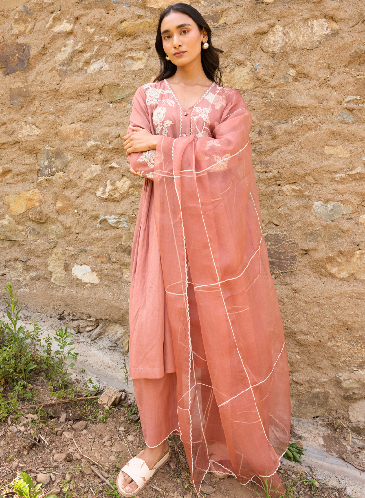 Karen Dupatta Set