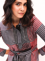Silk Tie Dress