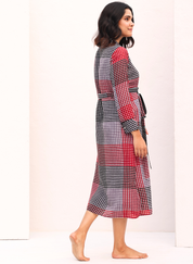 Silk Tie Dress
