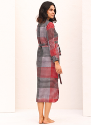 Silk Tie Dress