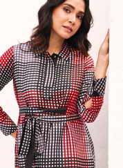 Silk Tie Dress