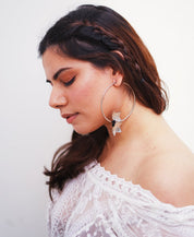 Petal Hoop Earrings