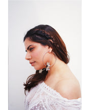 Petal Hoop Earrings
