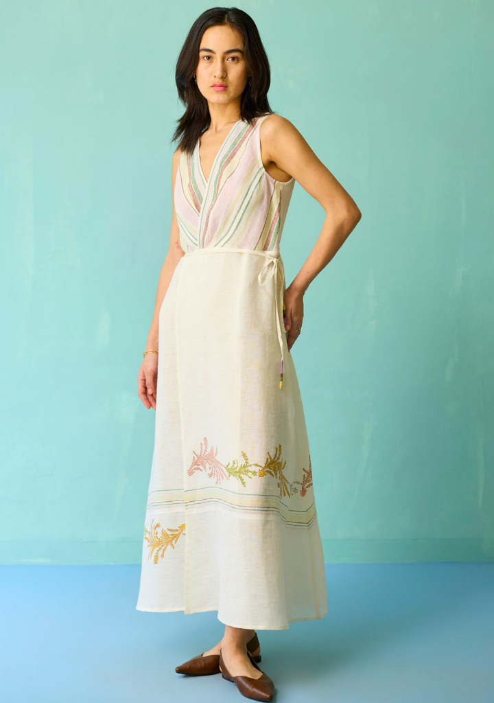 Sira Floral Wrap Dress
