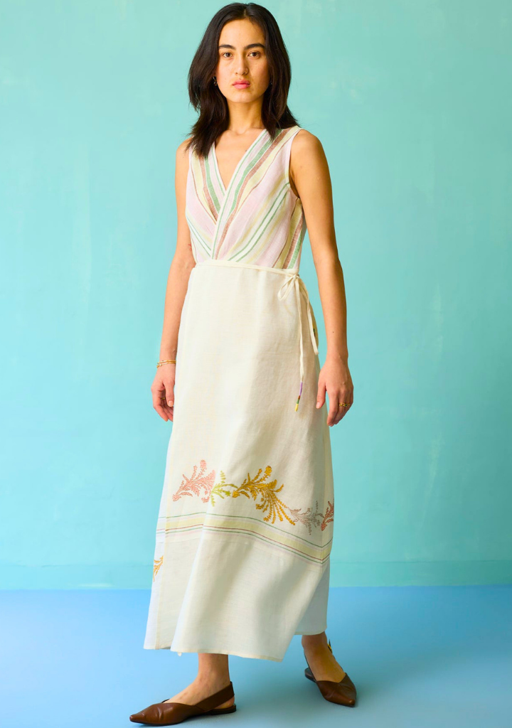 Sira Floral Wrap Dress