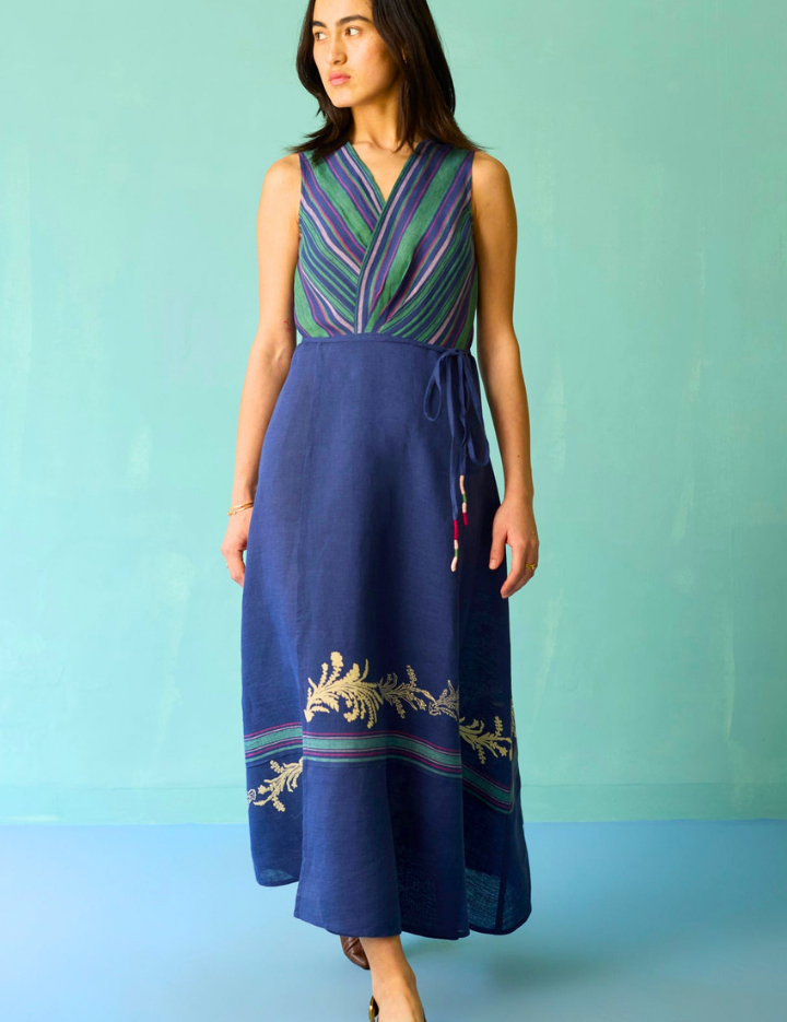 Sira Floral Wrap Dress