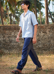 Pinstripe Popover Shirt