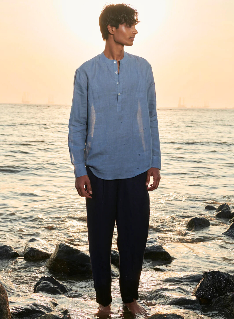 Sky Shirt Kurta
