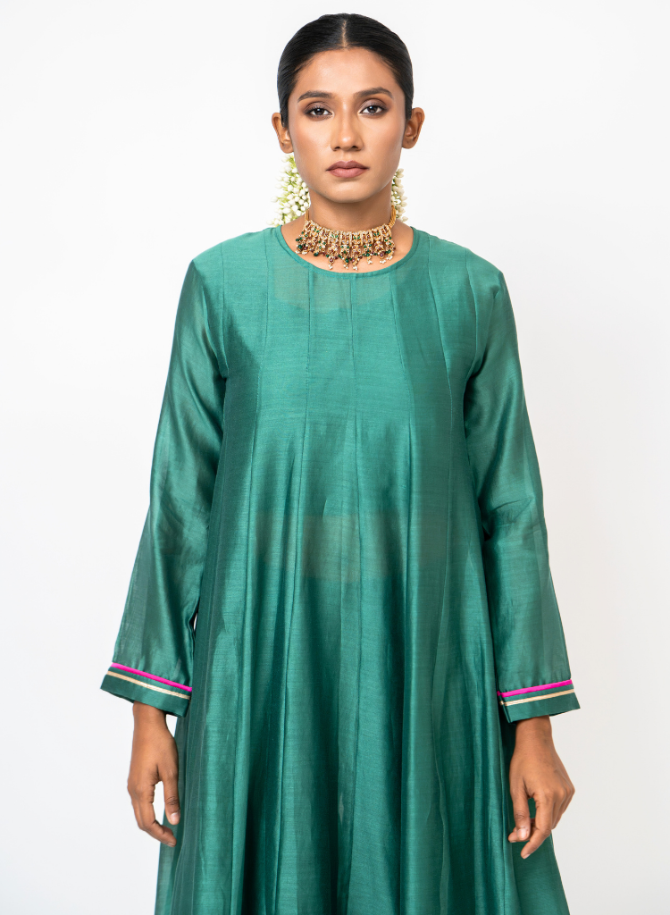 Sky & Water Anarkali Set