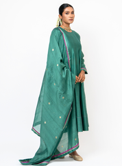 Sky & Water Anarkali Set