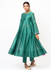 Sky & Water Anarkali Set