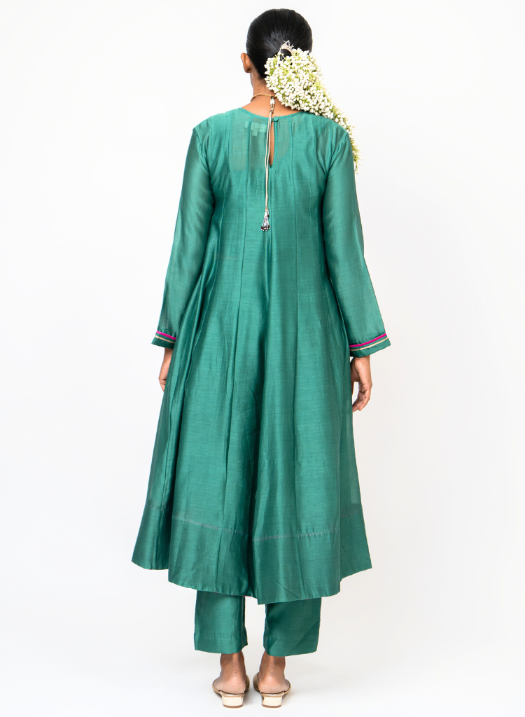 Sky & Water Anarkali Set